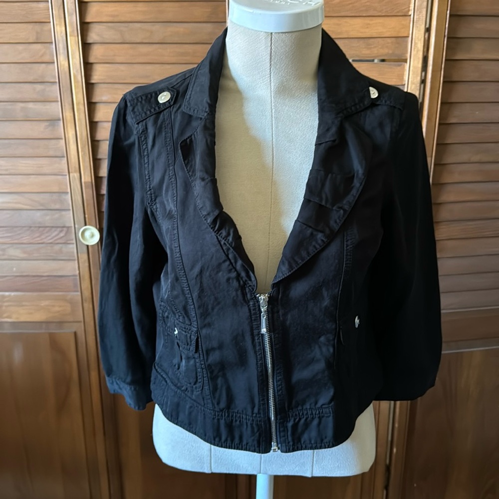 Black Cropped Jacket